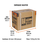Broca SDS Plus 3/16 x 4', TRUPER