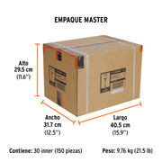 Broca SDS Plus 3/16 x 8', TRUPER