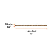 Broca SDS Plus 5/8 x 12', TRUPER