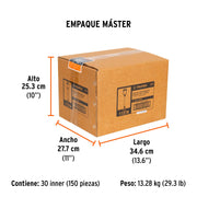 Broca SDS Plus 7/16 x 6', TRUPER