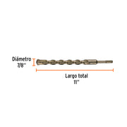 Broca SDS Plus 7/8 x 11', TRUPER