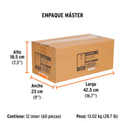 Broca SDS Plus 9/16 x 12', TRUPER