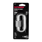 Bandola de acero de 3/8' con seguro, FIERO