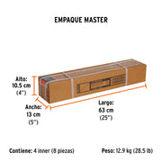 Broca SDS Max de 1-1/4 x 21', TRUPER