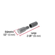 Bisagra tubular soldable de 1/2', HERMEX