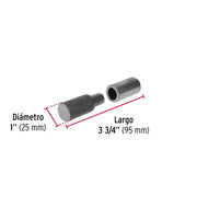 Bisagra tubular soldable de 1', HERMEX