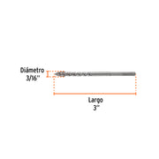 Broca para vidrio y azulejo 3/16', TRUPER EXPERT