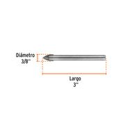 Broca para vidrio y azulejo de 3/8', TRUPER