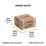 Cincel de corte frío de 1/2 X 6', TRUPER