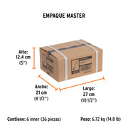 Cincel de corte frío de 1/2 X 8', TRUPER
