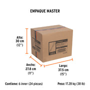 Cincel de corte frío 1 x 10' con grip, TRUPER