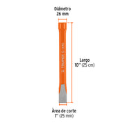 Cincel de corte frío de 1 X 10', TRUPER
