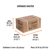 Cincel de corte frío de 1 X 12', TRUPER
