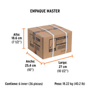 Cincel de corte frío de 1 X 8', TRUPER