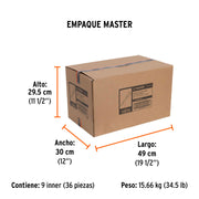 Cincel de corte frío 3/4 x 10' con grip, TRUPER