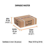 Cincel de corte frío de 3/4 X 10', TRUPER