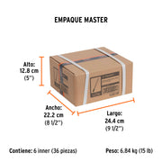 Cincel de corte frío de 3/4 X 6', TRUPER