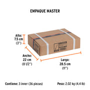 Cincel de corte frío de 5/16 X 6', TRUPER