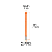 Cincel de corte frío de 5/16 X 6', TRUPER