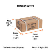 Cincel de corte frío de 5/8 X 10', TRUPER