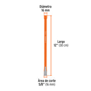 Cincel de corte frío de 5/8 X 12', TRUPER