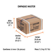 Cincel de corte frío de 5/8 X 6', TRUPER