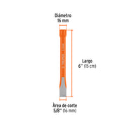 Cincel de corte frío de 5/8 X 6', TRUPER