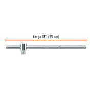 Barra corrediza para dados cuadro 3/4', TRUPER