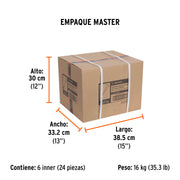 Cincel de corte frío 7/8 X 12' con grip, TRUPER