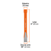 Cincel de corte frío de 7/8 X 8', TRUPER