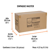 Carda circular 3' alambre fino para taladro, TRUPER