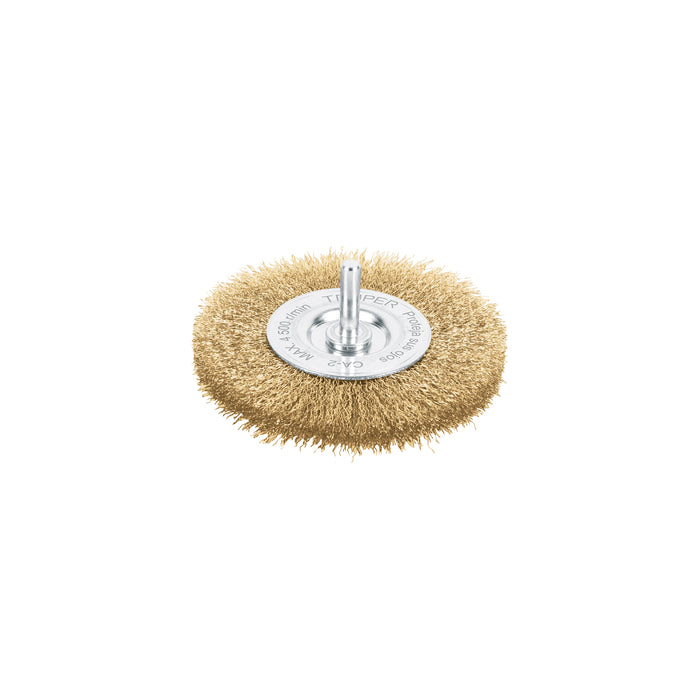 Carda circular 4' alambre fino para taladro, TRUPER