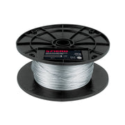 Metro de cable rígido 1/16' de acero 7x7 hilos, 300 m, FIERO