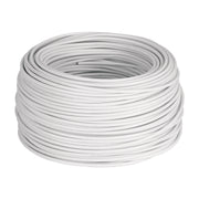 Rollo de 100 m de cable THHW-LS 10 AWG blanco, VOLTECK