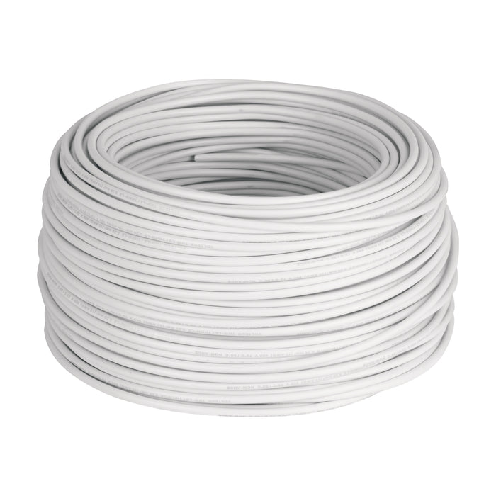 Rollo de 100 m de cable THHW-LS 10 AWG blanco, VOLTECK