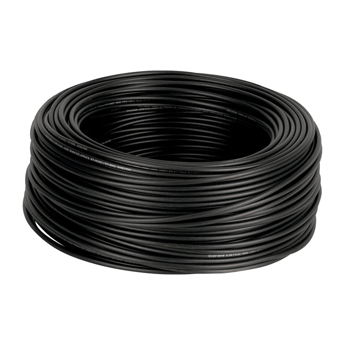 Rollo de 100 m de cable THHW-LS 12 AWG negro, VOLTECK