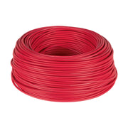 Rollo de 100 m de cable THHW-LS 12 AWG rojo, VOLTECK