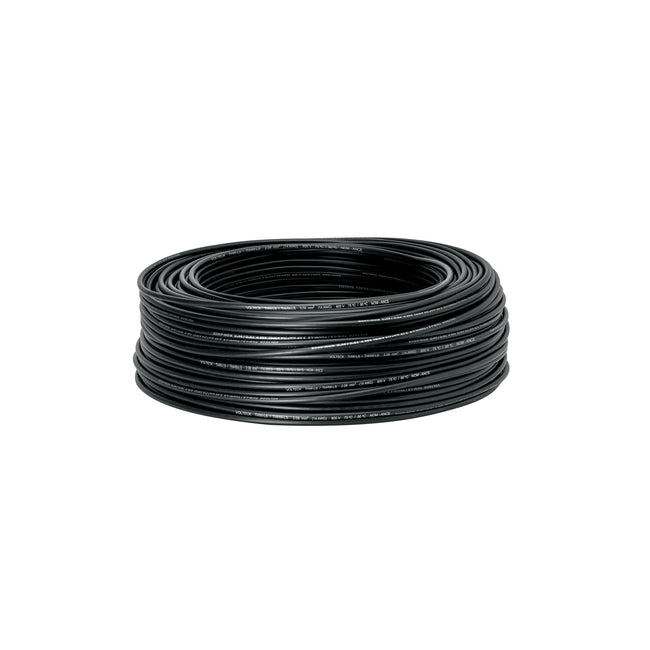 Rollo de 100 m de cable THHW-LS 14 AWG negro, VOLTECK