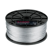 Metro de cable flexible 3/32' de acero 7x19 hilos, 300 m