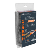 Línea de vida 1.8 m cable de acero, absorbedor impacto, ANSI