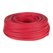 Rollo de 100 m de cable THHW-LS 8 AWG rojo, VOLTECK