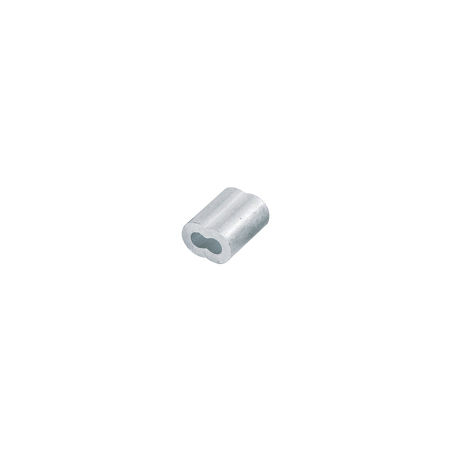 Bolsa con 50 casquillos dobles de aluminio, 1/8', FIERO