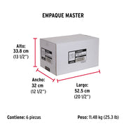 Caja para dinero, 30 cm, HERMEX