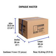 Calentador de inmersión para agua #10 (38 L), 1900W, VOLTECK