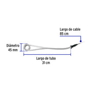 Calentador de inmersión para agua #10 (38 L), 1900W, VOLTECK