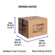 Calentador de inmersión para agua #8 (30 L), 1500 W, VOLTECK