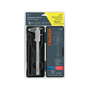 Calibrador vernier analógico 6', acero inox, std y mm,TRUPER