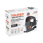 Sierra caladora 750W 5.9 A vel. variable, TRUPER INDUSTRIAL