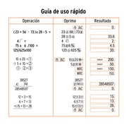 Calculadora de bolsillo, TRUPER