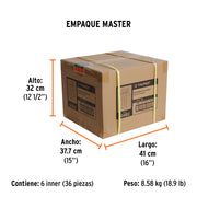 Calculadora de escritorio 19 cm, TRUPER